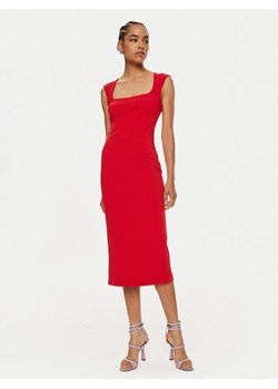 Pinko Sukienka koktajlowa Valensole 103960 A20A Czerwony Slim Fit ze sklepu MODIVO w kategorii Sukienki - zdjęcie 182696369