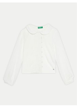 United Colors Of Benetton Koszula 5RZPCQ03H Biały Regular Fit ze sklepu MODIVO w kategorii Koszule chłopięce - zdjęcie 182696525