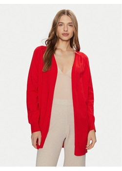 Pieces Kardigan Natalie 17156644 Czerwony Loose Fit ze sklepu MODIVO w kategorii Swetry damskie - zdjęcie 182696576