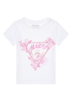 Guess T-Shirt A5GI03 K6YW4 Biały Regular Fit ze sklepu MODIVO w kategorii Kaftaniki i bluzki - zdjęcie 182696699