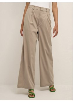 Karen by Simonsen Spodnie materiałowe Herta 10104253 Beżowy Straight Fit ze sklepu MODIVO w kategorii Spodnie damskie - zdjęcie 182696706