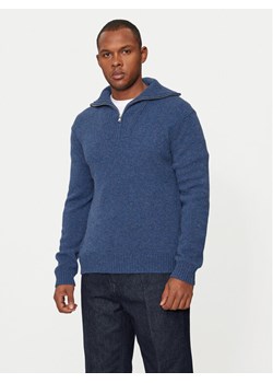 United Colors Of Benetton Sweter 103MU200Z Granatowy Regular Fit ze sklepu MODIVO w kategorii Swetry męskie - zdjęcie 182696755