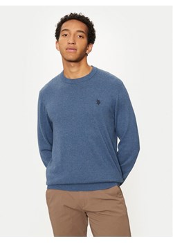 U.S. Polo Assn. Sweter MUP2961 Niebieski Regular Fit ze sklepu MODIVO w kategorii Swetry męskie - zdjęcie 182696849