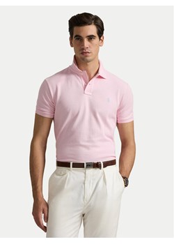 Polo Ralph Lauren Polo 710536856453 Różowy Slim Fit ze sklepu MODIVO w kategorii T-shirty męskie - zdjęcie 182697089