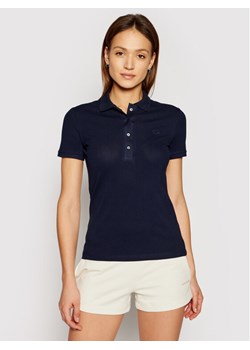 Lacoste Polo PF5462 Granatowy Slim Fit ze sklepu MODIVO w kategorii Bluzki damskie - zdjęcie 182697156