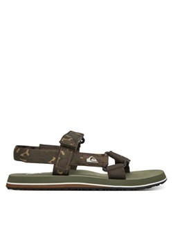 Quiksilver Sandały AQYL101253 Zielony ze sklepu MODIVO w kategorii Sandały męskie - zdjęcie 182697158