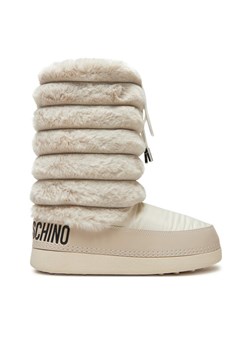 LOVE MOSCHINO Śniegowce JA24312G0LISH120 Écru ze sklepu MODIVO w kategorii Śniegowce damskie - zdjęcie 182697539