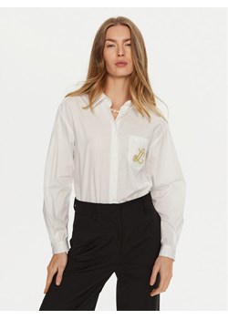 Luisa Spagnoli Koszula Legenda 541508 Biały Regular Fit ze sklepu MODIVO w kategorii Koszule damskie - zdjęcie 182697577