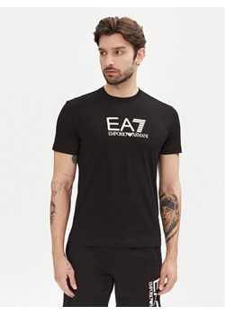 EA7 Emporio Armani T-Shirt 7M000224 AF10375 MC156 Czarny Regular Fit ze sklepu MODIVO w kategorii T-shirty męskie - zdjęcie 182697616