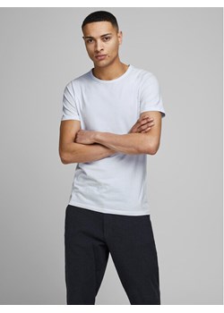 Jack&Jones T-Shirt Basic 12058529 Biały Stretch Fit ze sklepu MODIVO w kategorii T-shirty męskie - zdjęcie 182697659