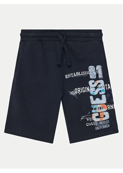 Guess Szorty materiałowe L5GD06 KA6R4 Niebieski Regular Fit ze sklepu MODIVO w kategorii Spodenki chłopięce - zdjęcie 182697745