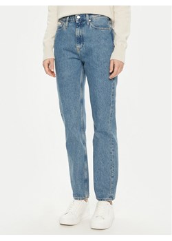 Calvin Klein Jeans Jeansy J20J224996 Niebieski Straight Fit ze sklepu MODIVO w kategorii Jeansy damskie - zdjęcie 182697785