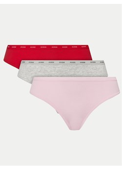 Guess Komplet 3 par fig klasycznych O4GG15 K6YW1 Kolorowy ze sklepu MODIVO w kategorii Majtki damskie - zdjęcie 182697828