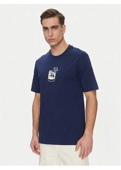 adidas T-Shirt Lounge Drink Graphic JJ4014 Granatowy Regular Fit ze sklepu MODIVO w kategorii T-shirty męskie - zdjęcie 182697969