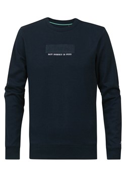 Petrol Industries Bluza M-1030-SWR331 Niebieski Regular Fit ze sklepu MODIVO w kategorii Bluzy męskie - zdjęcie 182698055