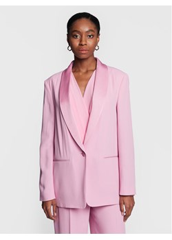 Boss Marynarka Junata 50482869 Różowy Relaxed Fit ze sklepu MODIVO w kategorii Marynarki damskie - zdjęcie 182698076