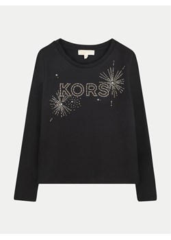 MICHAEL KORS KIDS Bluzka R30142 M Czarny Regular Fit ze sklepu MODIVO w kategorii Bluzki dziewczęce - zdjęcie 182698128