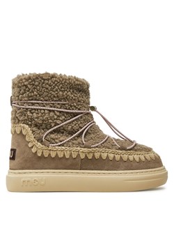 Mou Śniegowce Eskimo Sneaker Bold Scoub Lace FW411012A Szary ze sklepu MODIVO w kategorii Śniegowce damskie - zdjęcie 182698198