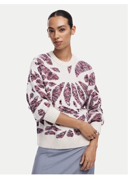 Desigual Sweter Kamloops 24WWJF57 Écru Loose Fit ze sklepu MODIVO w kategorii Swetry damskie - zdjęcie 182698208