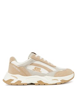 Steve Madden Sneakersy Sneak Peak-E SM19000129 Srebrny ze sklepu MODIVO w kategorii Buty sportowe damskie - zdjęcie 182698478