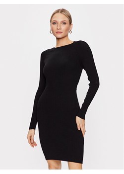 Hugo Sukienka dzianinowa 50482429 Czarny Slim Fit ze sklepu MODIVO w kategorii Sukienki - zdjęcie 182698606