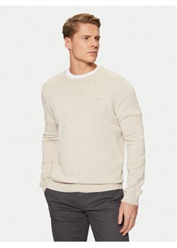 s.Oliver Sweter 2152688 Beżowy Regular Fit ze sklepu MODIVO w kategorii Swetry męskie - zdjęcie 182698708
