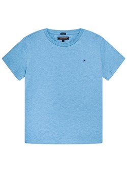 Tommy Hilfiger T-Shirt KB0KB04140 S Błękitny Regular Fit ze sklepu MODIVO w kategorii Bluzki dziewczęce - zdjęcie 182698746