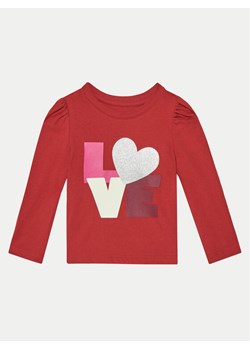 Gap Bluzka 525362-08 Czerwony Regular Fit ze sklepu MODIVO w kategorii Bluzki dziewczęce - zdjęcie 182698759