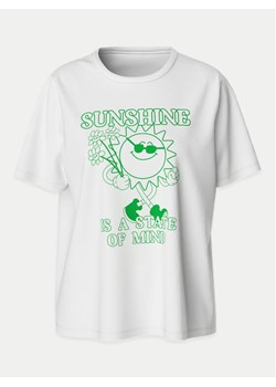 Pieces T-Shirt Tulia 17156902 Biały Oversize ze sklepu MODIVO w kategorii Bluzki damskie - zdjęcie 182698777
