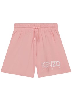 Kenzo Kids Szorty materiałowe K14253 S Różowy Regular Fit ze sklepu MODIVO w kategorii Spodenki dziewczęce - zdjęcie 182698839