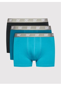 Cristiano Ronaldo CR7 Komplet 3 par bokserek Basic Trunk 3-Pack 8100-49-2717 Niebieski ze sklepu MODIVO w kategorii Majtki męskie - zdjęcie 182698918