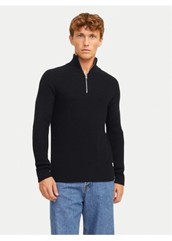 Jack&Jones Sweter Pannel 12258473 Czarny Regular Fit ze sklepu MODIVO w kategorii Swetry męskie - zdjęcie 182699046