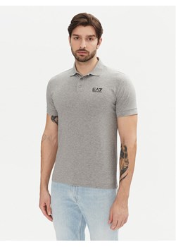 EA7 Emporio Armani Polo 8NPF14 PJVQZ 3905 Szary Regular Fit ze sklepu MODIVO w kategorii T-shirty męskie - zdjęcie 182699139
