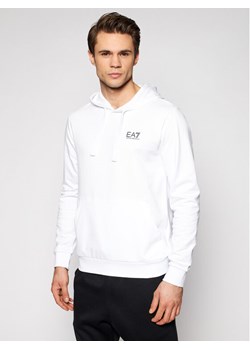 EA7 Emporio Armani Bluza 8NPM04 PJ05Z 1100 Biały Regular Fit ze sklepu MODIVO w kategorii Bluzy męskie - zdjęcie 182699146