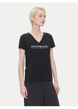 Emporio Armani Underwear T-Shirt EW000409 AF10881 UC001 Czarny Regular Fit - id: 0000304871047 - marki Emporio Armani - 182699317 Emporio Armani Underwear T-Shirt EW000409 AF10881 UC001 Czarny Regular Fit ze sklepu MODIVO w kategorii Bluzki damskie - zdjęcie 182699317
