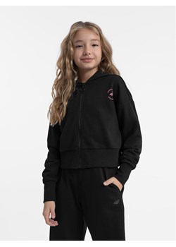 4F Bluza 4FJAW23TSWSF640 Czarny Regular Fit ze sklepu MODIVO w kategorii Bluzy dziewczęce - zdjęcie 182699397