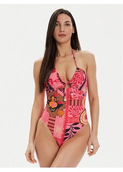 Seafolly Strój kąpielowy Atlantis 11110-127 Różowy ze sklepu MODIVO w kategorii Stroje kąpielowe - zdjęcie 182699408