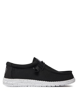 Hey Dude Mokasyny Wally Slub 40009-001 Czarny ze sklepu MODIVO w kategorii Półbuty damskie - zdjęcie 182699586