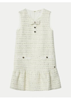 Guess Sukienka codzienna J5RK05 WGXO0 Écru Regular Fit ze sklepu MODIVO w kategorii Sukienki dziewczęce - zdjęcie 182699669