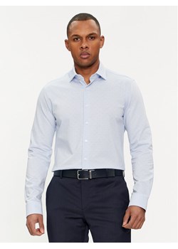 Michael Kors Koszula MK0DS01263 Błękitny Slim Fit ze sklepu MODIVO w kategorii Koszule męskie - zdjęcie 182699796