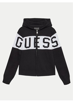 Guess Sweter L4YR01 Z2HH0 Czarny Regular Fit ze sklepu MODIVO w kategorii Bluzy chłopięce - zdjęcie 182699838
