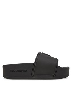 KARL LAGERFELD Klapki Kondo Maxi KL80819M Czarny ze sklepu MODIVO w kategorii Klapki damskie - zdjęcie 182699855