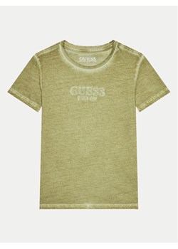 Guess T-Shirt L4GI30 K8HM4 Zielony Regular Fit ze sklepu MODIVO w kategorii T-shirty chłopięce - zdjęcie 182699995