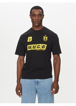 HUGO T-Shirt Nebulop 50541252 Czarny Regular Fit ze sklepu MODIVO w kategorii T-shirty męskie - zdjęcie 182700086