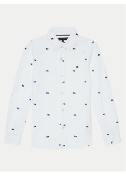 Tommy Hilfiger Koszula KB0KB09594 Biały Regular Fit ze sklepu MODIVO w kategorii Koszule chłopięce - zdjęcie 182700097