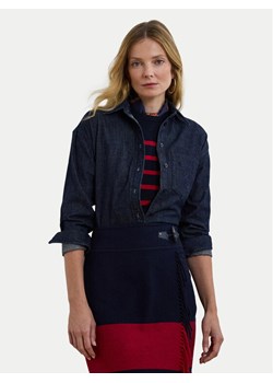 LAUREN RALPH LAUREN Koszula jeansowa 200957620 Granatowy Relaxed Fit ze sklepu MODIVO w kategorii Koszule damskie - zdjęcie 182700168