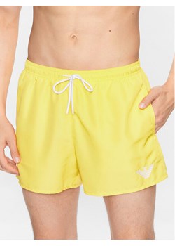 Emporio Armani Underwear Szorty kąpielowe 211752 3R438 10760 Żółty Regular Fit ze sklepu MODIVO w kategorii Kąpielówki - zdjęcie 182700179