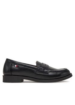 Tommy Hilfiger Półbuty T3B4-33173-1355 M Czarny ze sklepu MODIVO w kategorii Półbuty dziecięce - zdjęcie 182700218