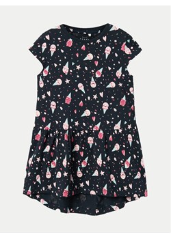 NAME IT Sukienka codzienna Vigga 13215107 Granatowy Regular Fit ze sklepu MODIVO w kategorii Sukienki niemowlęce - zdjęcie 182700229