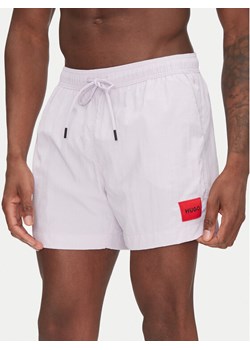 HUGO Szorty kąpielowe Dominica 50493450 Fioletowy Regular Fit ze sklepu MODIVO w kategorii Kąpielówki - zdjęcie 182700248